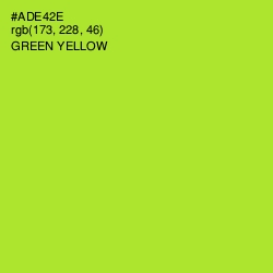 #ADE42E - Green Yellow Color Image